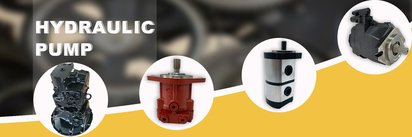 Bộ phận bơm thủy lực máy xúc